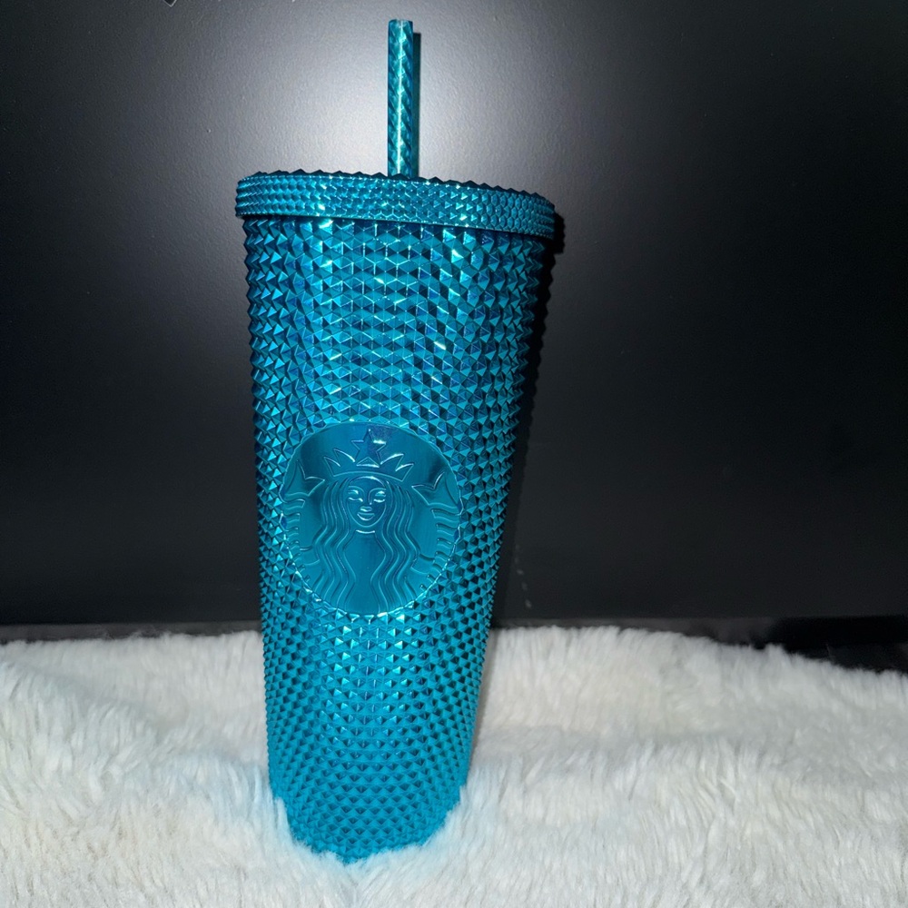 Starbucks Teal Textured Tumbler